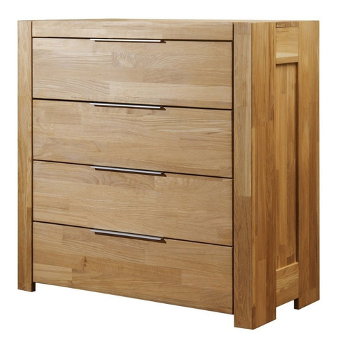 Imagen 6 de 6 de Cómoda En Madera Natural 100% Maciza Roble Ref: Maciza53