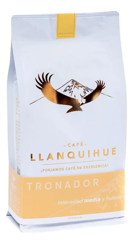 Café Llanquihue Premium Tronador Grano Entero 340 Gr