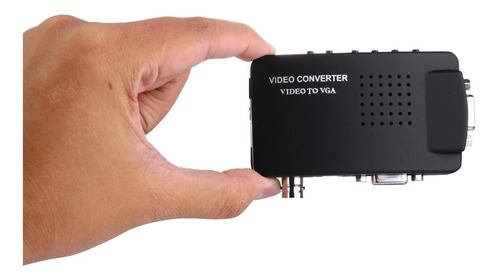 Convertidor Video Bnc Vga Negro