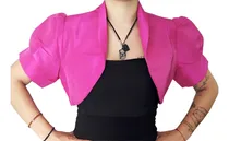 Comprar Bolero Torera Rosa Oscuro Fucsia Quince Madrina Gala Amplio
