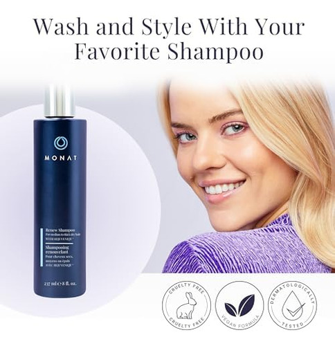 Shampoo Monat Renew Com Rejuvenique®: Shampoo Hidratante Com
