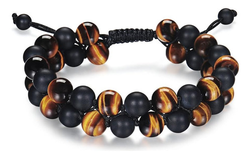 Haskare Eye Stone Bracelet Hombres Mujeres - Natural Energy 