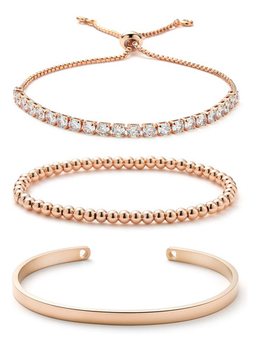 Pulseras De Tenis Starain Para Mujer, Pulsera Brillante De C