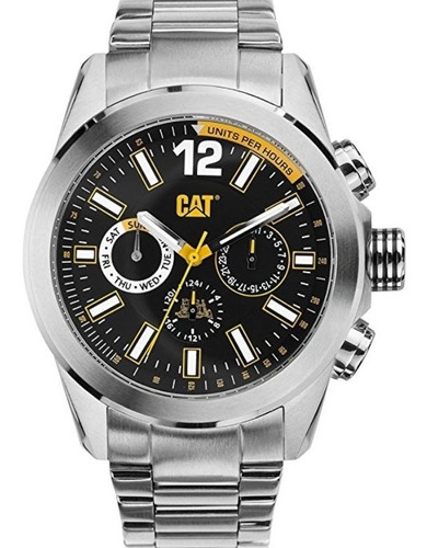 Reloj Cat Hombre Ss Multif Inox Crono Yo.149.11.124