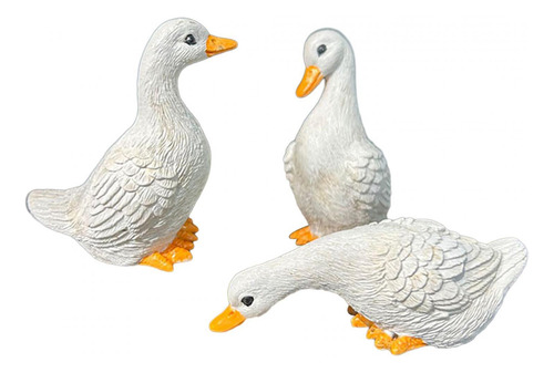 *para 3 Pçs Estátuas De Pato Decoração Para Casa Decorações