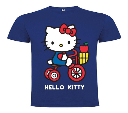 Polera Hello Kitty Bicicleta Regalo Cumpleaños Navidad