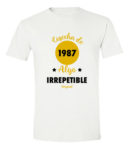 Playera Personalizada Cumpleaños Hombre Cosecha Irrepetible