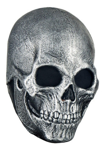 Máscara De Calavera Plateada - Skull Silver Craneo Plateado