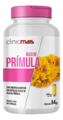 Suplemento Em Cápsulas Clinicmais Vitaminas Óleo De Primula Em Pote De 84g 60 Un