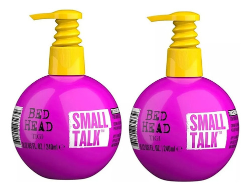 Tigi Bed Head Small Talk Crema De Peinar Volumen 240 Ml X 2