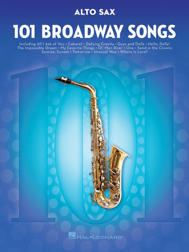 101 Broadway Songs, (alto Sax).