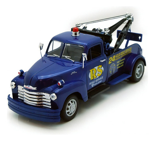 Auto De Colección Metal 1953 Chevrolet Tow Truck Azul Welly