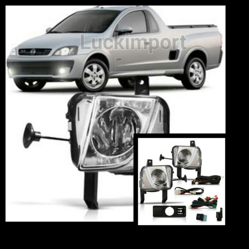 Kit Farol De Milha  Corsa Sedan  2010 + Xenon 10000k 