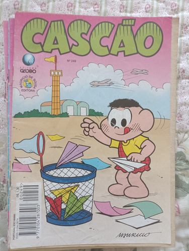 (1) Lote Cascão Editora Globo Hq Gibi Quadrinhos Comics (Usado)