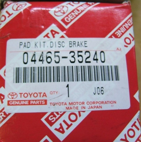 Pastillas Delantera Toyota Meru Prado (4runner 00-02) Autana