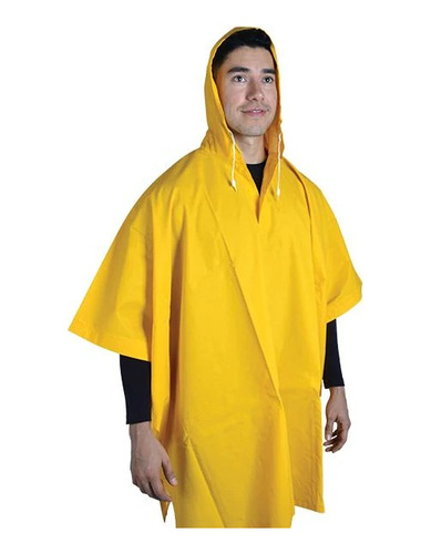 Impermeable Poncho 300 Micras Amarillo Ug.