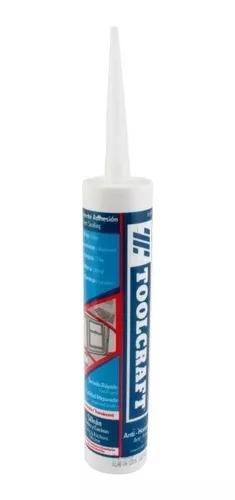 SILICONA ANTIHONGOS TRANSPARENTE 85GR TOOLCRAFT — PVC Del Caribe