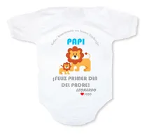 Comprar Pañalero Personalizado Feliz Primer Dia Del Padre Leones