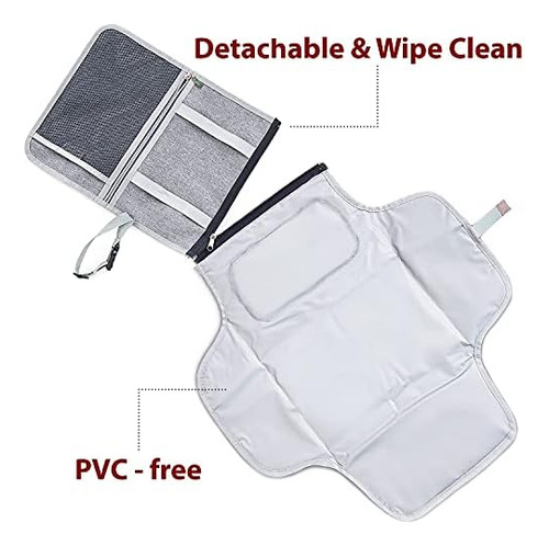 Kiddycare Cambiador De Pañales Portátil - Cambiador Portátil