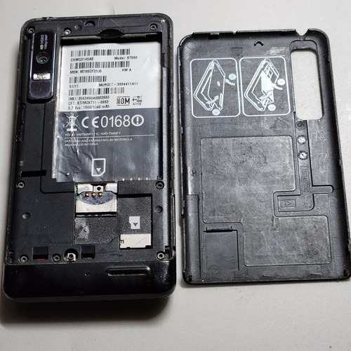 Celular Motorola Milestone 3 Xt860 Gsm Para Revisar O Piezas, Leer Descripcion!, Coleccion Clasico Retro, Nokia Sony Ericsson Xperia Pantech W600 W580 Negro (Usado)