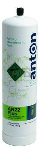 Gas Refrigerante Anton R22 (an22) 780gr