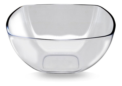 Ensaladera Bowl Grande Ovalado De Acrílico Premium 23.5cm