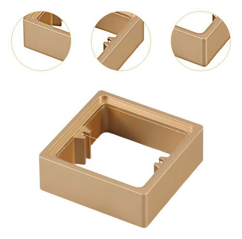 2 Piezas Espaciadores De Cable De 2 Piezas Caja De Dorado
