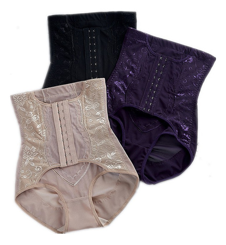 3pcs- Panties Moldeadoras Para Mujer Con Control De Abedomen