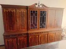 Comprar Cristalero Vajillero Vitrina Aparador Antiguo Estilo Inglés
