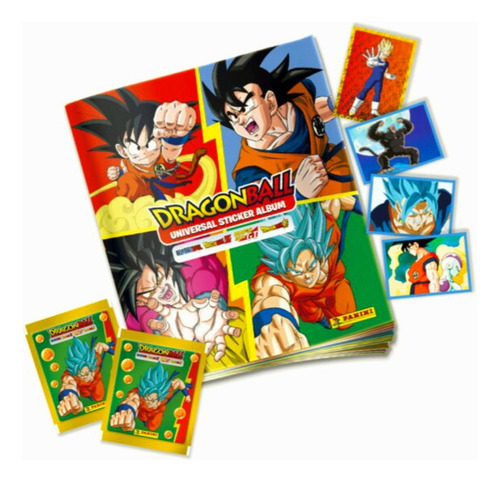 Dragon Ball Universal 2024 - Álbum  Novo + 25 Figurinhas 