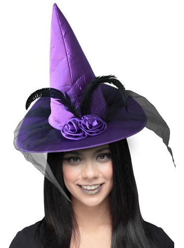 Sombrero De Bruja Clásica Para Fiestas Accesorio Halloween