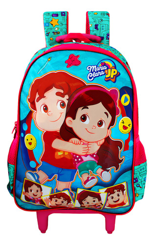 Mochila Rodinhas Maria Clara & Jp Youtube Clio Infantil Rosa
