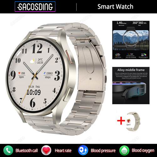 Reloj Inteligente Hombre Gps Smartwatch Para Samsung Llamada