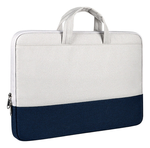 Bolsa De Protección Para Computadora Azul Marino Y Gris