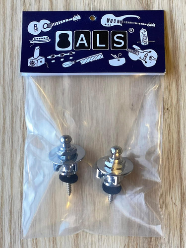 Als Chrome Straplocks Conjunto De 2 Ensamblaje Completo Para