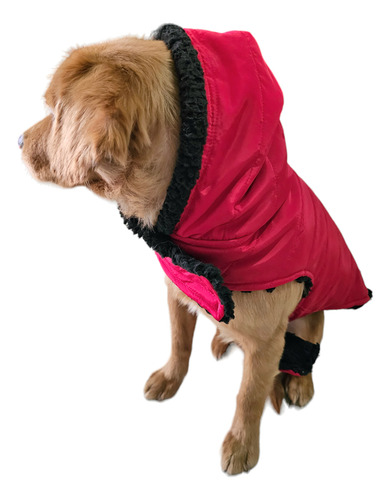 Chamarra Para Mascota Impermeable Capucha Para Perro / Gato