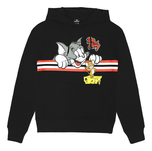 Southpole Sudadera Capucha Vellon Tom And Jerry Para Hombre