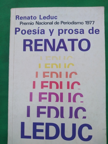 Renato Leduc Poesía Y Prosa