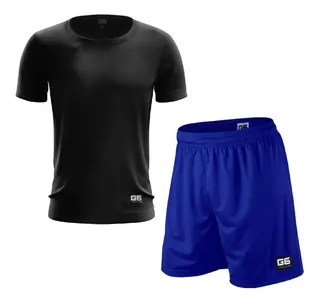 Conjunto Remera Y Short C/bolsillos Deportivo Tenis Padel G6