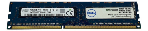 Memoria Ecc 4gb Pc3-10600e Dell Precision R5500 T3600 T5600 