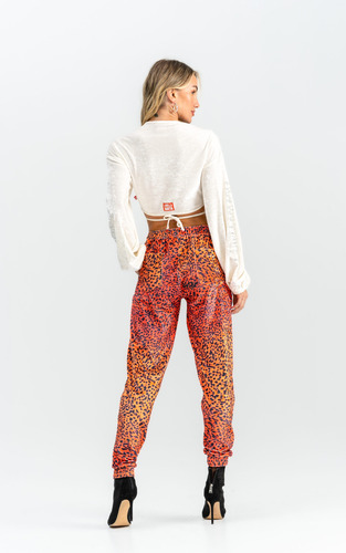 Cropped Veludo Burn Branco Labellamafia