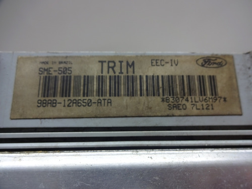 Modulo Injeção Do Escort 1.8 Cod 98ab-12a650-ata (Usado)