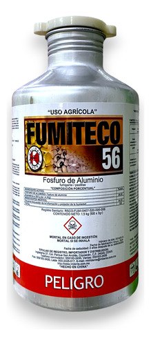 Insecticida Mata Gorgojo Poshtek Fosfuro De Aluminio 500tabl