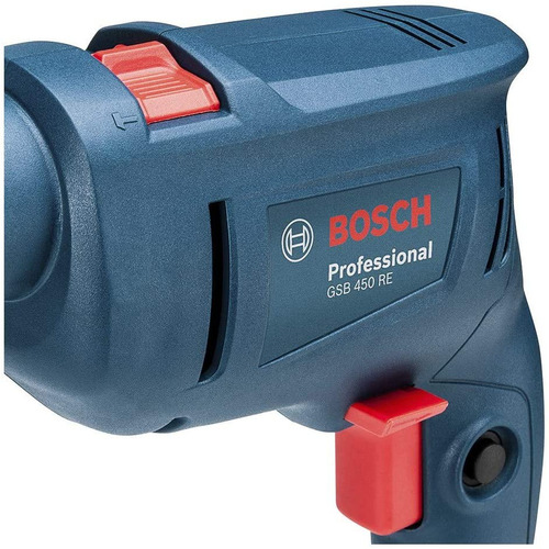 Furadeira de impacto Bosch Gsb 450 RE 450w + Kit de pontas e brocas Bosch X-Line 33 peças