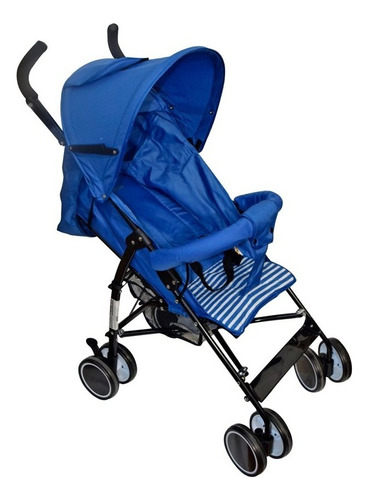 Cochecito Bebe Paraguita Multiposiciones Infanti B5 Color Azul Chasis Negro