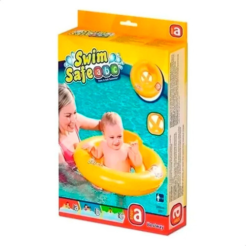 Imagen 5 de 9 de Silla Salvavidas Bebe 1 Año Inflable Doble Anillo Bestway