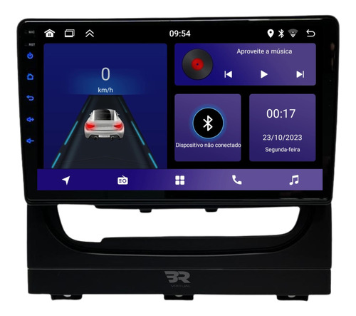 Central Multimídia Fiat Idea 2012 A 2018 9pol Android + Câm