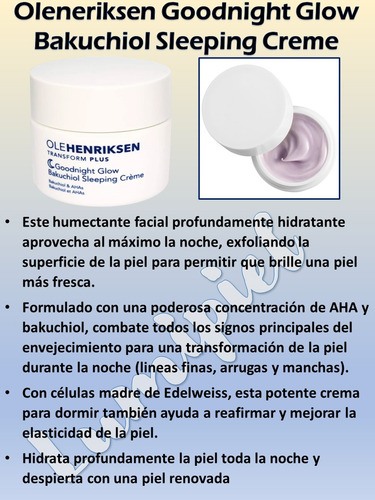 Olehenriksen Goodnight Glow Bakuchiol Sleeping Creme 50ml