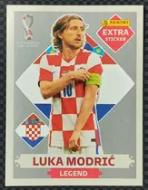 Comprar Figurita Extra Sticker Legend Qatar 2022- Luka Modric Plata