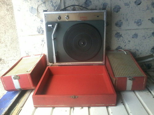 Tocadiscos Portatil Antiguo